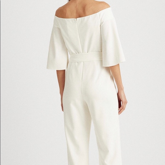 088. Ralph Lauren Off Shoulder Jumpsuit - Picture 5 of 7